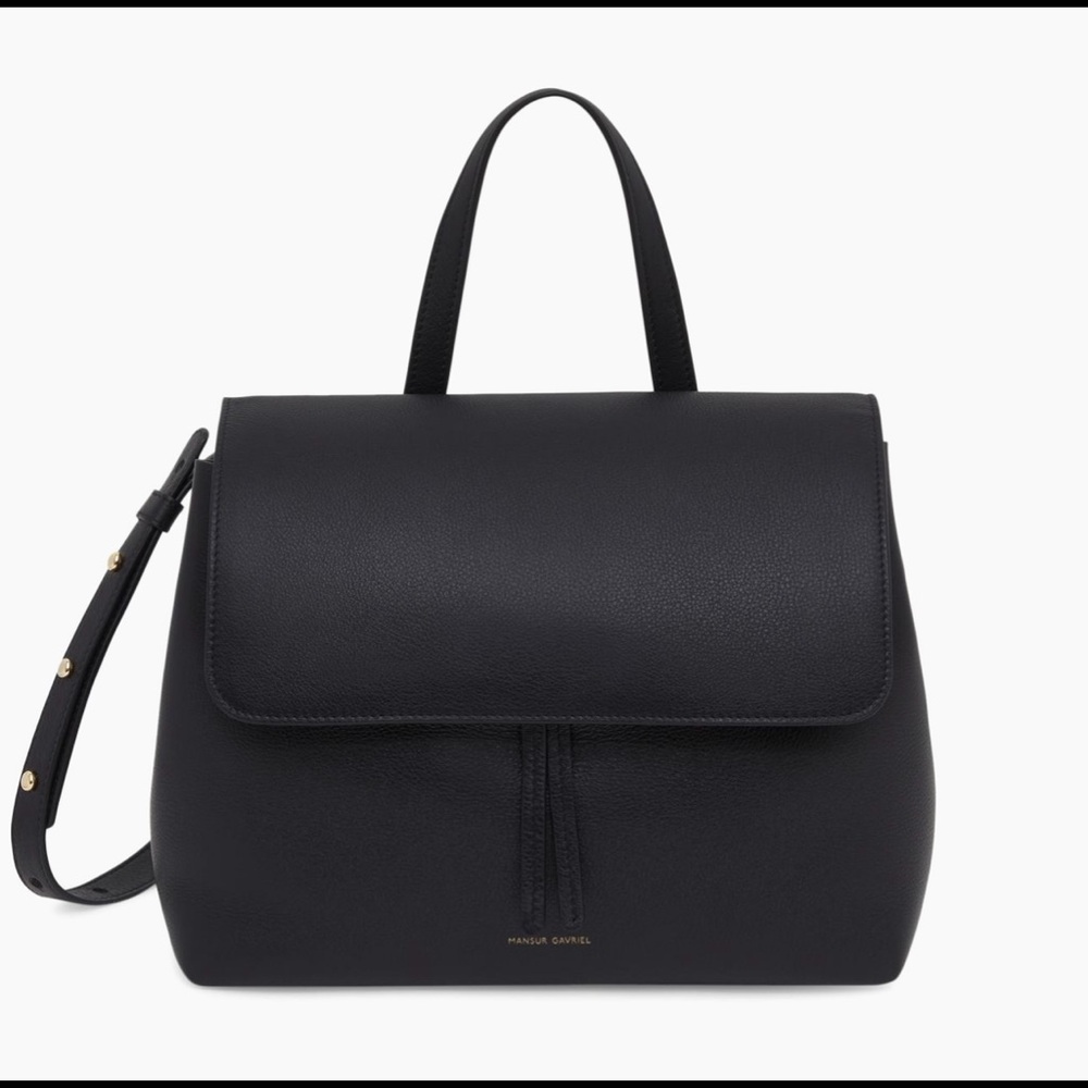 Mansur Gavriel Lady Bag (Black/Ballerina)